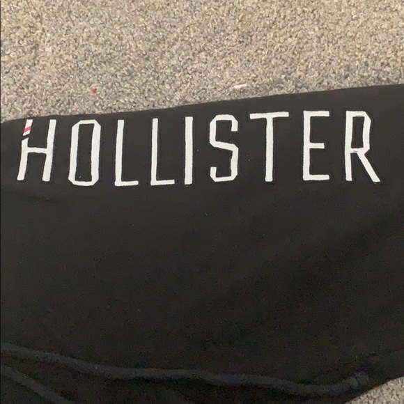 black hollister sweatpants - Picture 2 of 3
